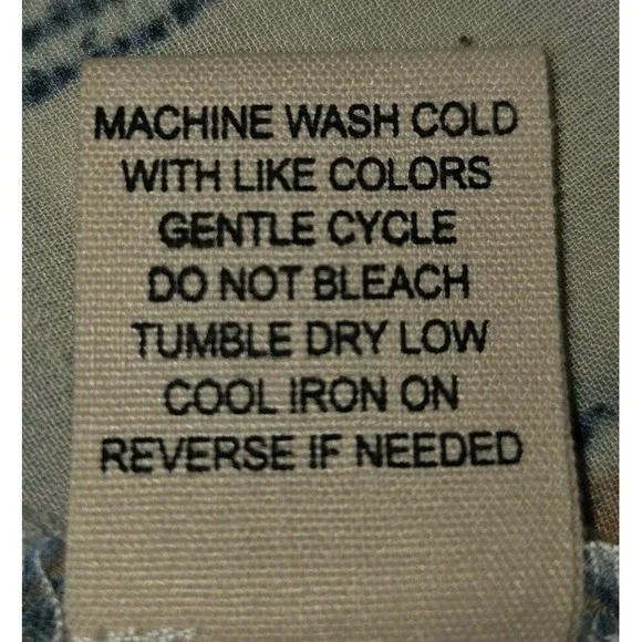 Liberty Love Blue Floral Open-Front Cardigan Women's Small Swim Cover-up - Picture 6 of 9